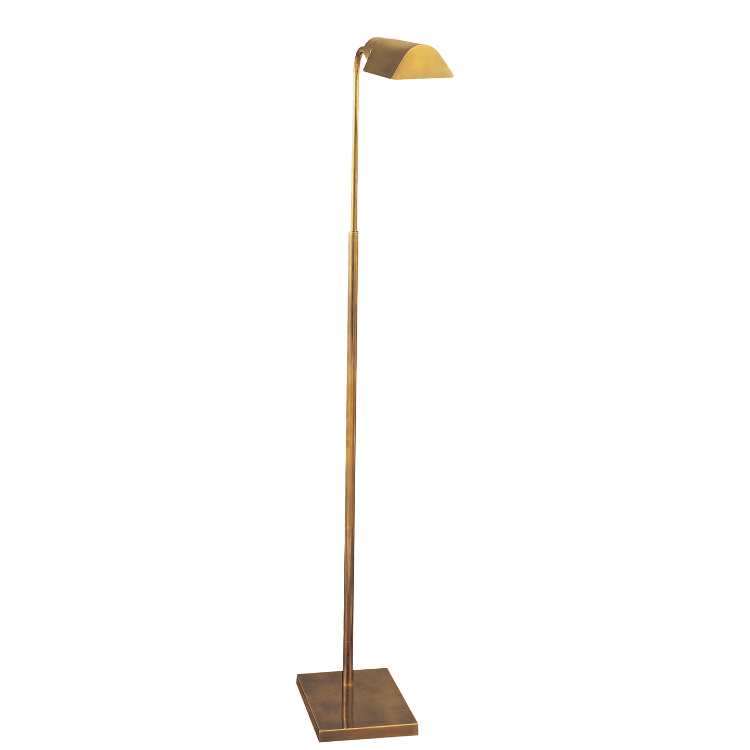 Picture of Studio Adjustable Light Floor Lamp in Hand-Rubbed Antique Brass