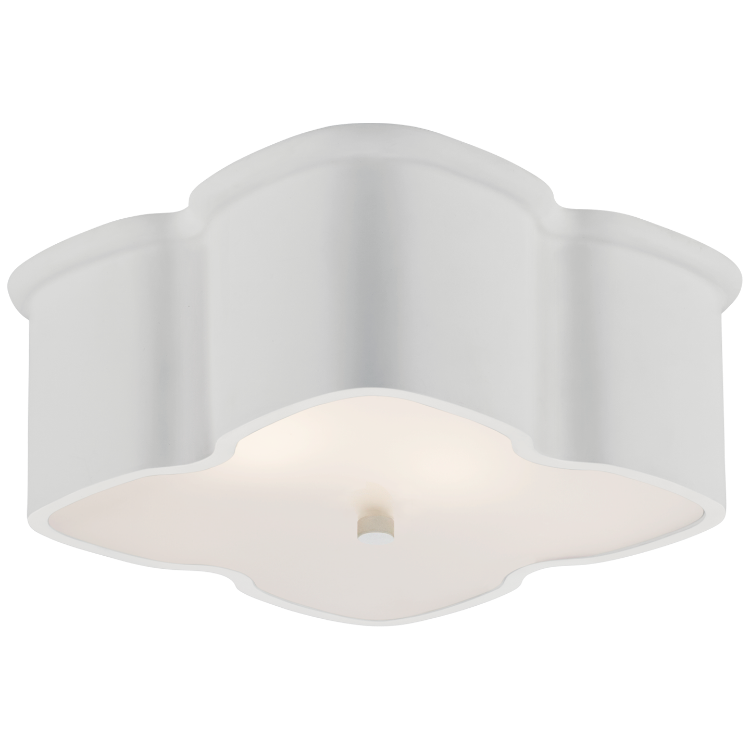 Picture of Bolsena Clover Flush Mount in White