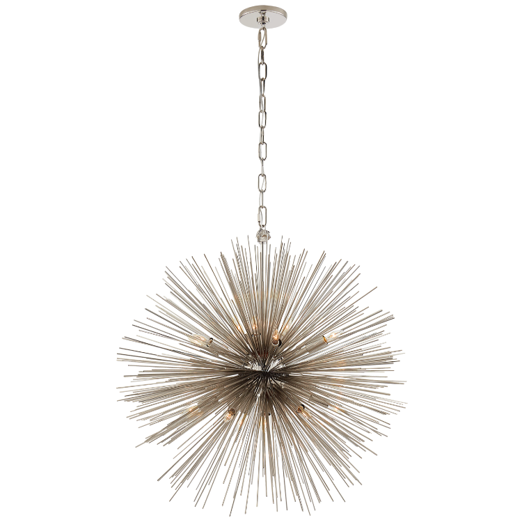 Picture of Strada Round Pendant in Polished Nickel