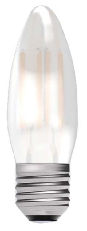 Picture of E27 LED Candle Bulb - Satin - Dimmable