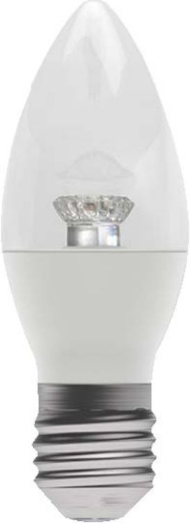 Picture of E27 LED Candle Bulb - Clear Warm White - Dimmable