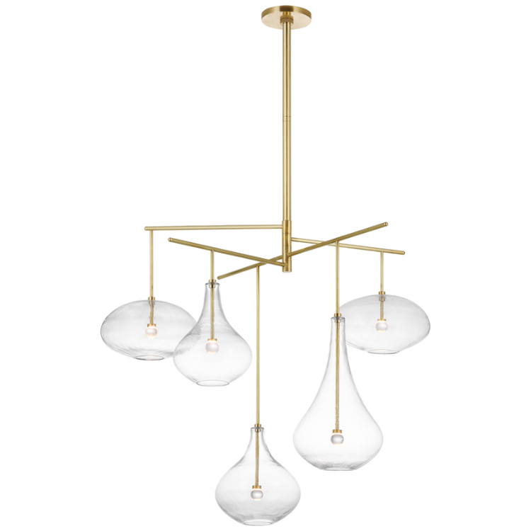 Picture of Lomme XL Chandelier in Soft Brass