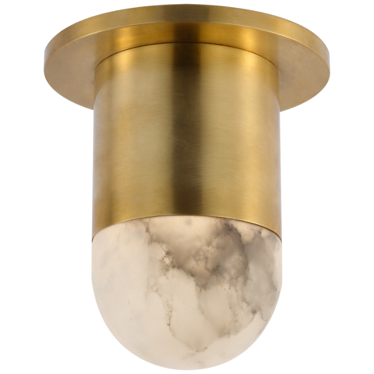 Picture of Melange Mini Monopoint Flush Mount in Antique-Burnished Brass