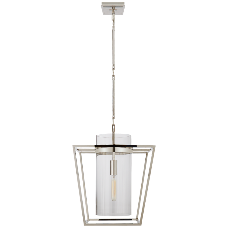 Picture of Presidio Small Lantern in Polished Nickel